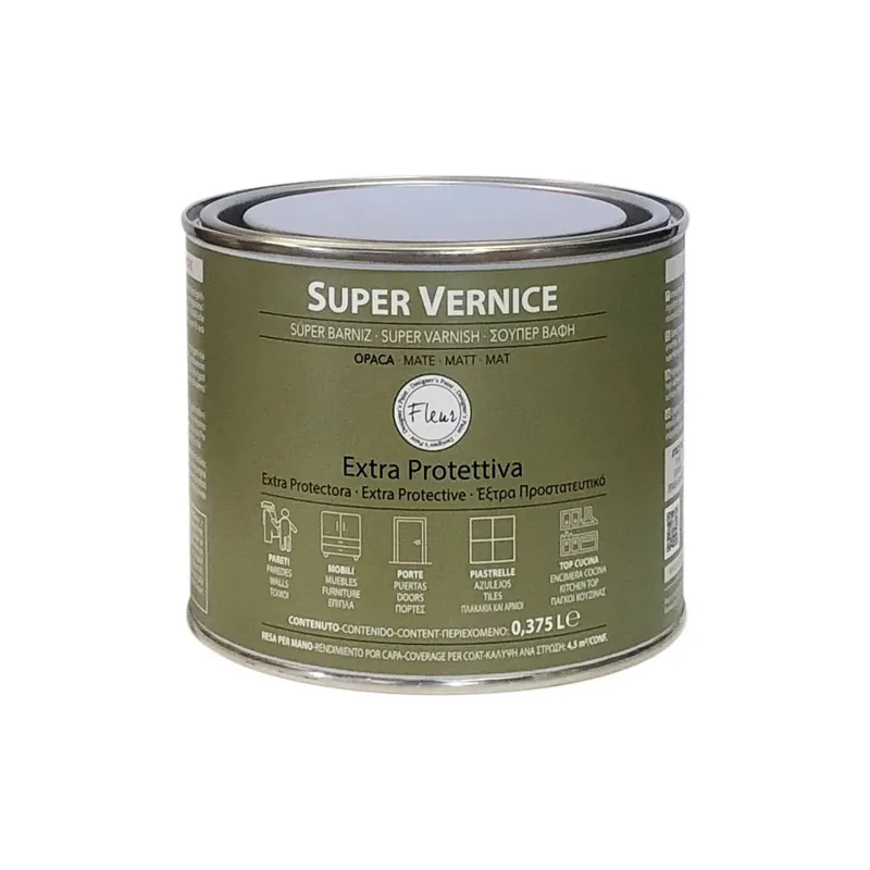 Super vernice di finitura monocomponente Opaca 0,375 l Beste Prijs