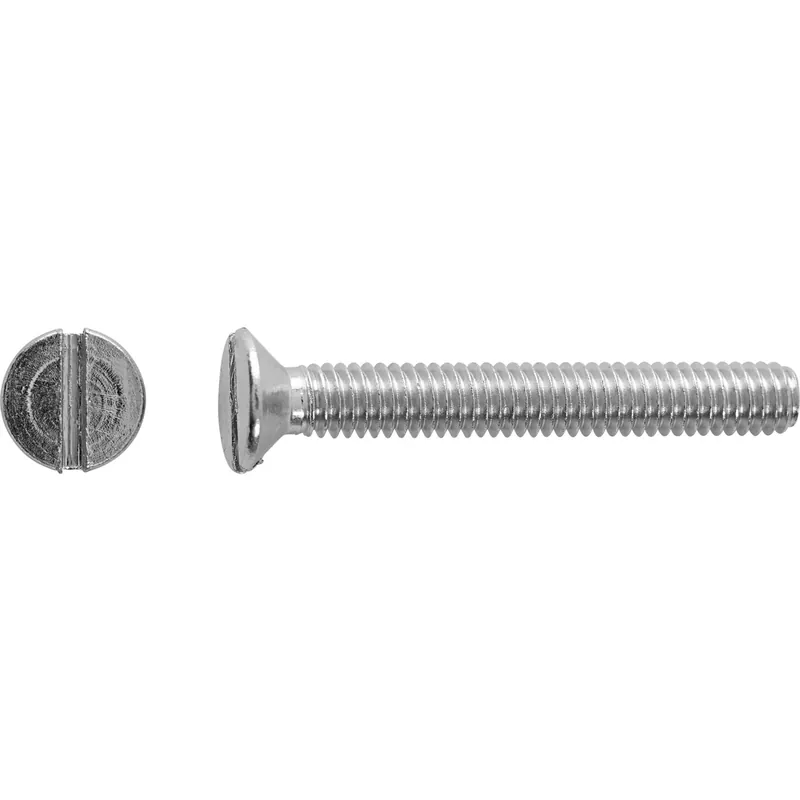 LUX-TOOLS Vite filettata LUX-TOOLS testa svasata piana a taglio M4x30 mm zincata Hoge Kwaliteit