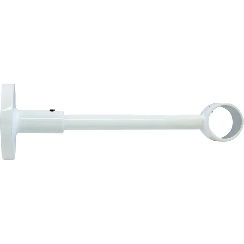 Actieprijs Supporto bastone tenda Wire ad 1 via bianco Ø 2 x 14 cm