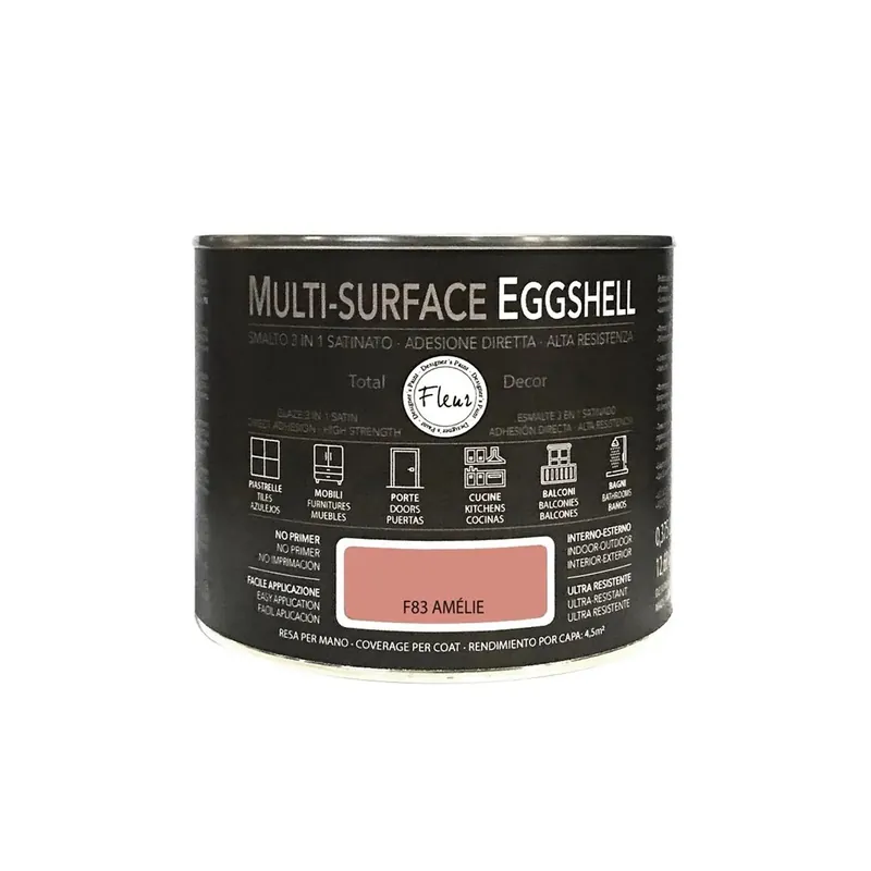 Smalto Muli-Surface Eggshell satinato F83 Amélie 0,375 l Direct Verzonden