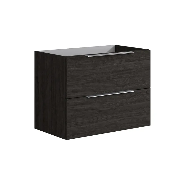 Mobile bagno cassettiera sospesa Bali 79,5x60x45,5 cm nero tigerwood Uitverkoop