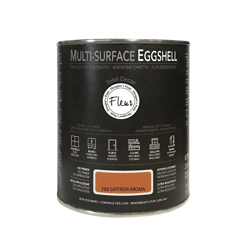 Smalto Muli-Surface Eggshell satinato F88 Saffron Aroma 0,750 l Merkproduct