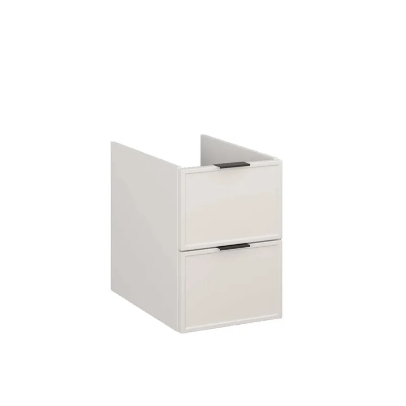 Mobile bagno base laterale sospesa Frame 40x54 cm bianco opaco Koop Vandaag