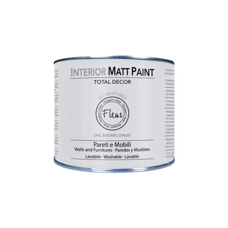 Flitsaanbieding Pittura interior Matt Paint Opaca F61 All About Grey 0,375 l