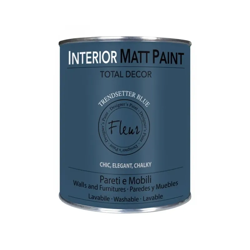 Pittura interior Matt Paint Opaca F66 Trendsetter Blue 0,750 l Direct Verzonden