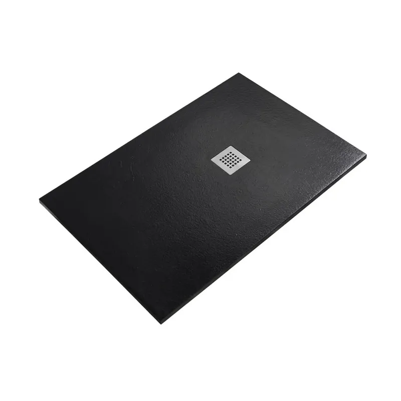Nieuw Piatto doccia Newstone 180x100 cm nero