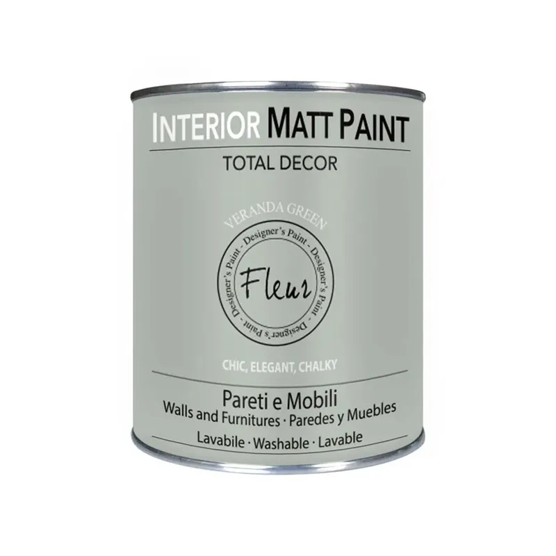 Fabrieksprijs Pittura interior Matt Paint Opaca F46 Veranda Green 0,750 l