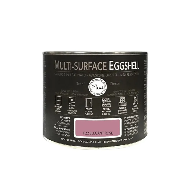 Must-Have Smalto Muli-Surface Eggshell satinato F22 Elegant Rose 0,375 l