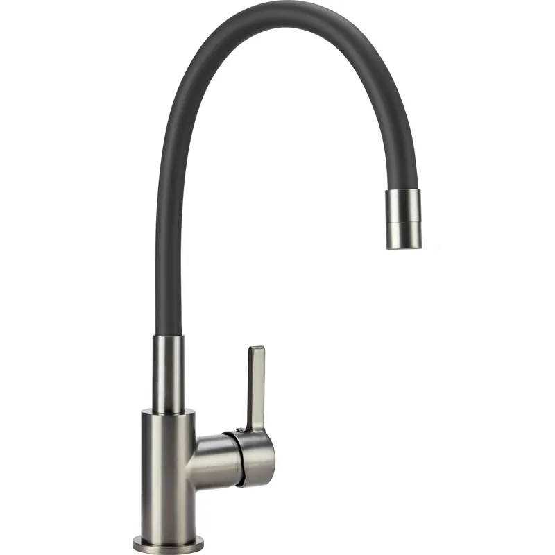 Flitsaanbieding Rubinetto da cucina Baliv KI-1991 nero canna di fucile