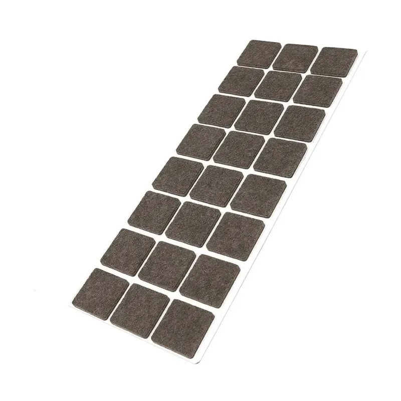 Shop Nu Confezione feltrini quadrati 28x28 mm marrone 24 pz