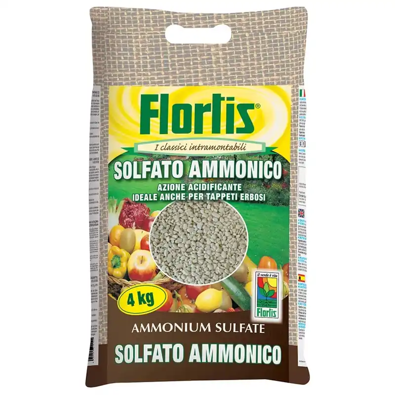 Beperkte Voorraad Concime per piante solfato ammonico Flortis 4 kg