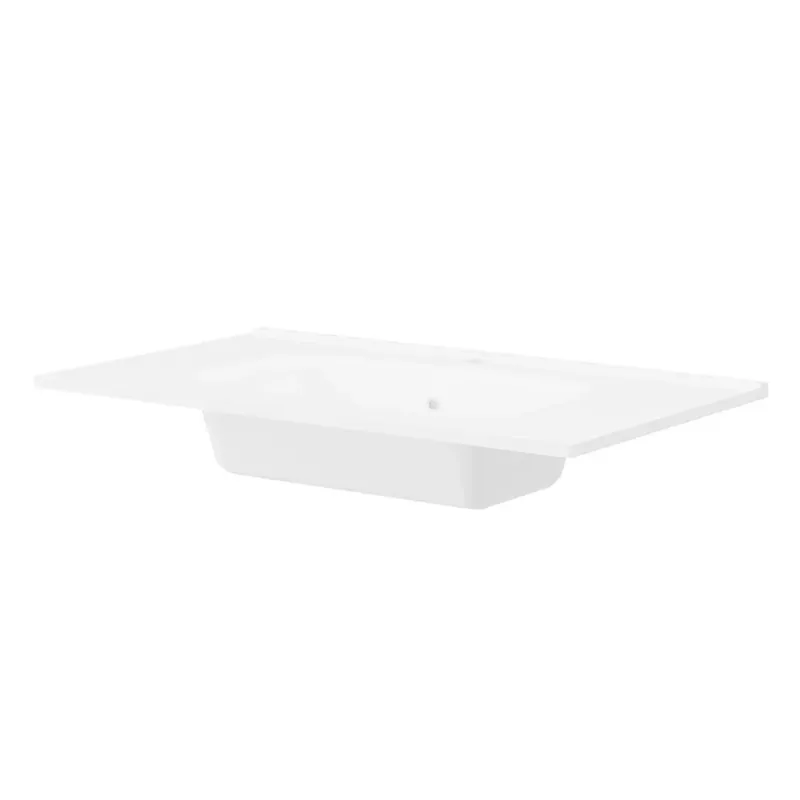 Lavabo in ceramica rettangolare L 81,5 cm Koop Online