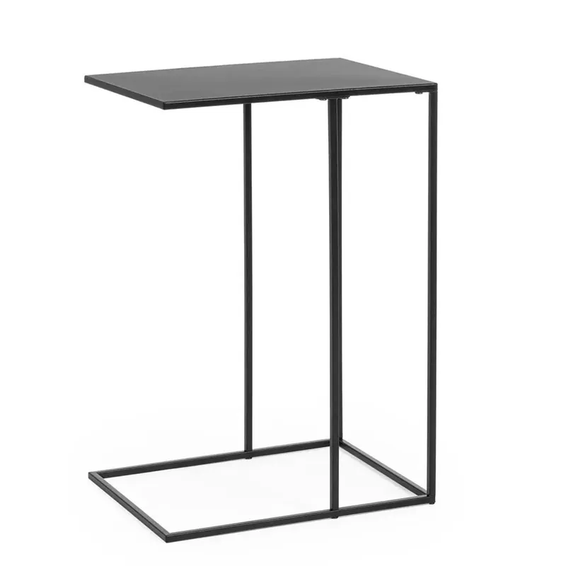 Favoriet Tavolino rettangolare Alrik 40x30xh58 cm nero
