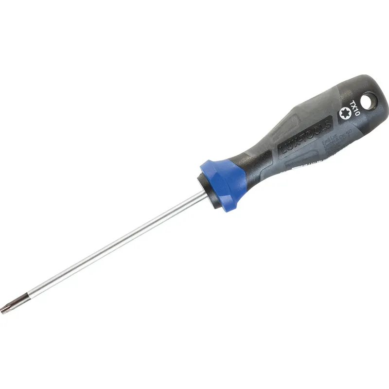 Cacciavite con impugnatura ergonomica LUX-TOOLS Professional TX10 10 cm Speciale Aanbieding