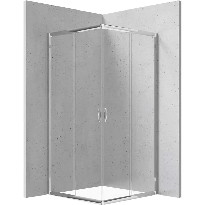 Cabina doccia quadrata Caimito Idrostile Coliseo 800x1850 mm cromo Beste Prijs