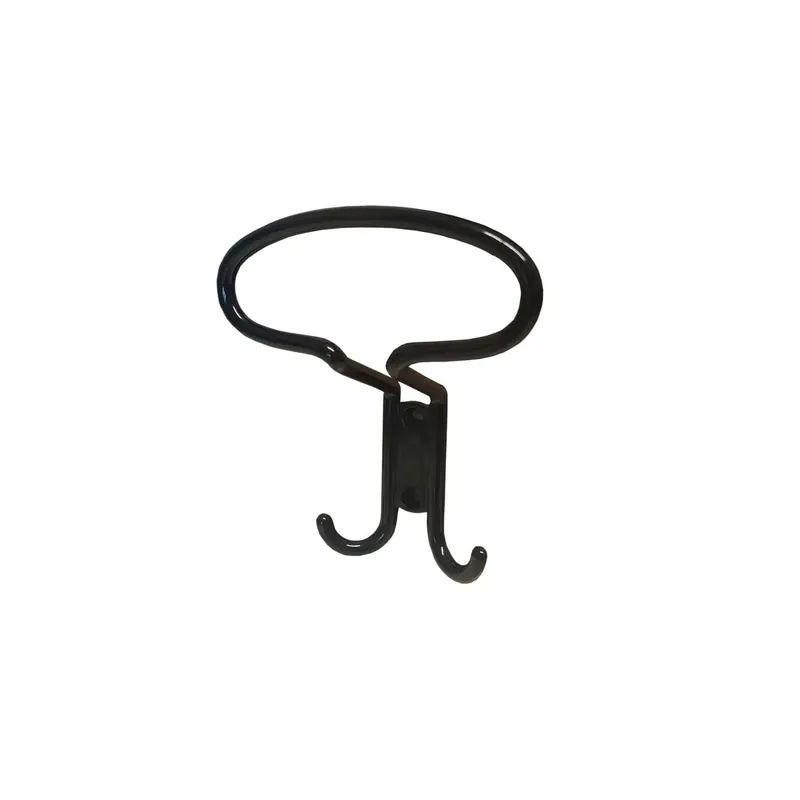 Appendiabiti in zama 125x105 mm nero verniciato Hete Deal