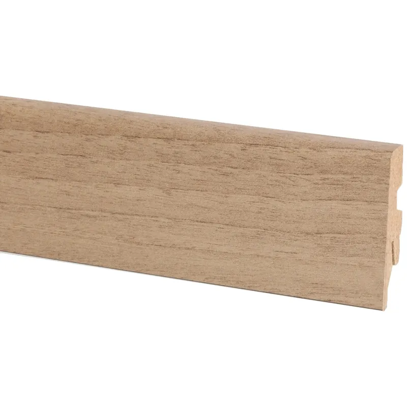 Speciale Aanbieding Battiscopa in HDF effetto legno di noce H 6 cm