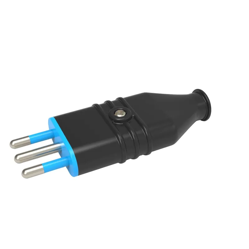 Spina Heavy Duty 10A 2P+T Nera Shop Nu