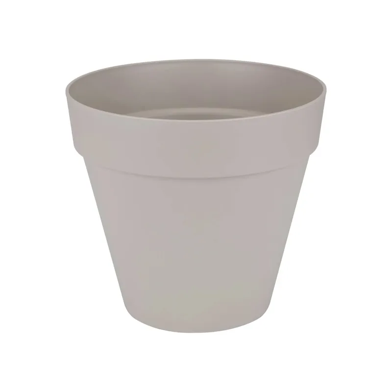 Vaso Loft urban rotondo con rotelle 50 cm grigio Shop Nu