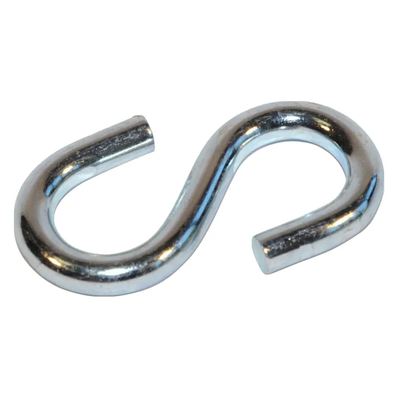 Gancio modello S acciaio zincato 5 mm x 12 mm x 45 mm 4 pz Gratis Retour
