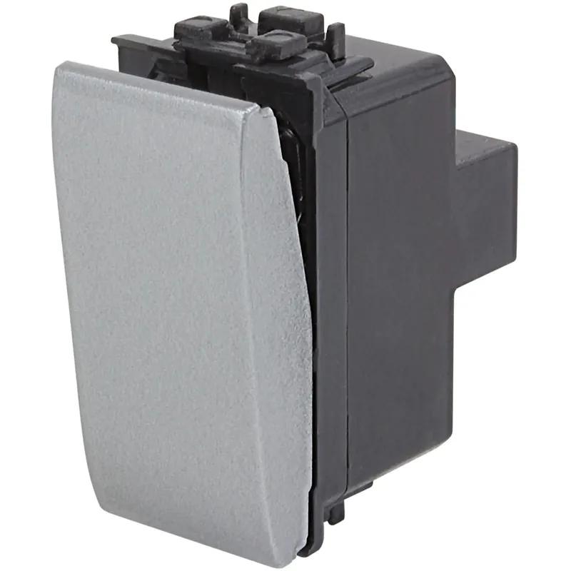 Goedkoop Frutto invertitore unipolare 16 A 250 V argento