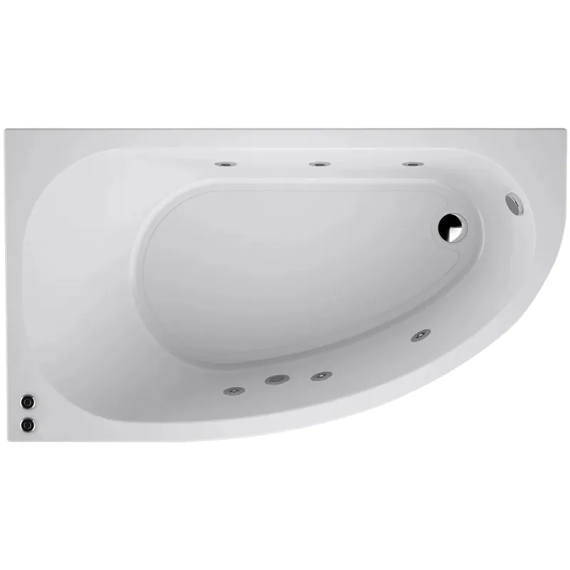Vasca Alba vesione sinistra con sistema idromassaggio confort Weekendaanbieding