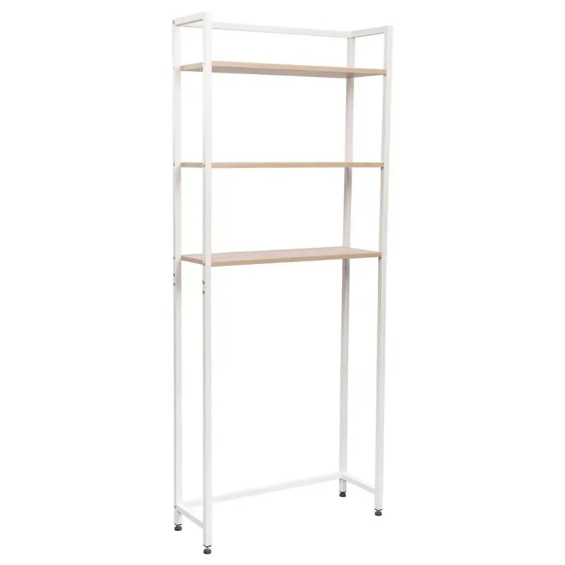 Dagaanbieding Mobile lavatrice Janet 3 ripiani 68x24x165 cm bianco/naturale