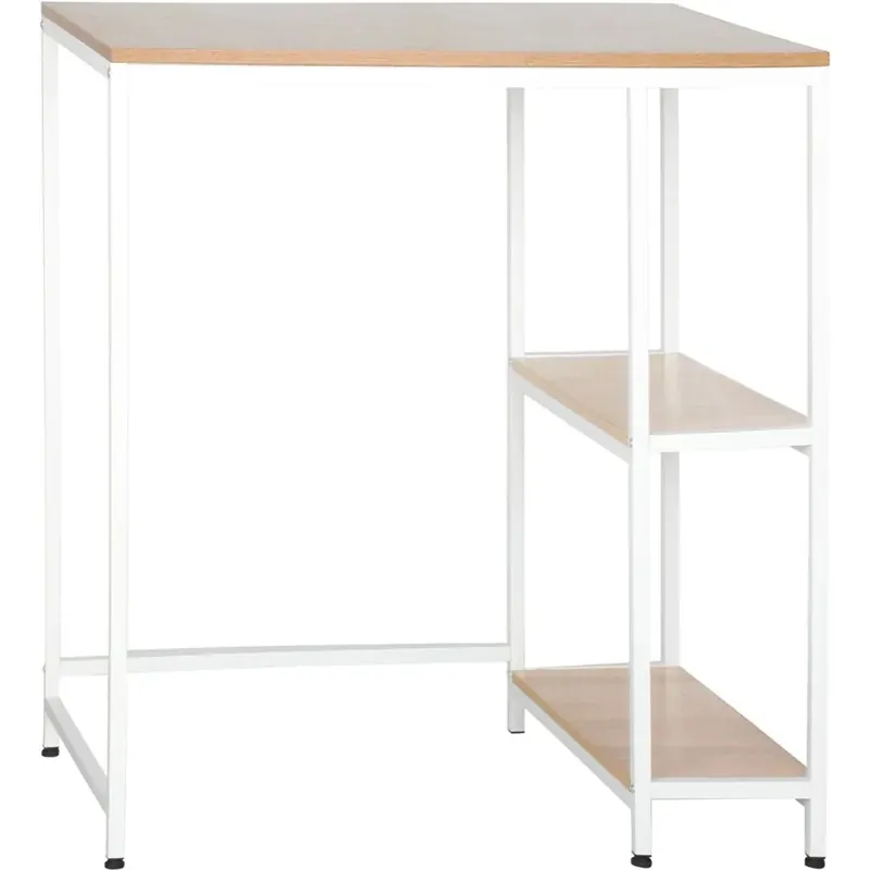 Mobile lavatrice Janet 2 ripiani 90x60x93 cm bianco/naturale Express Levering