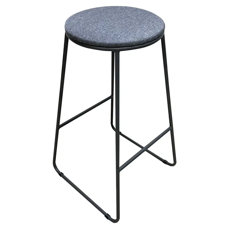 Voordeelprijs Sgabello Colby in tessuto grigio 32x32x70 cm