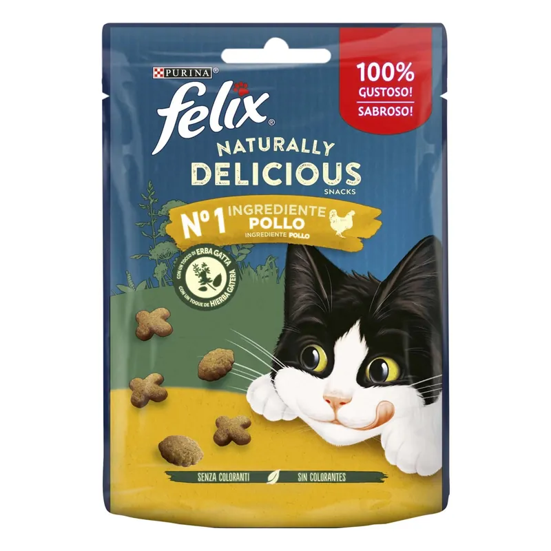 Snack per gatti Felix Naturally Delicious al pollo 50 g Goedkoop