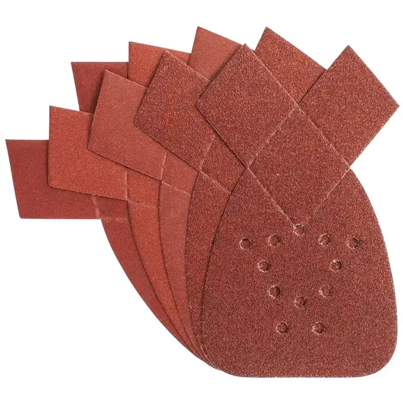 Must-Have Fogli abrasivi per levigatrice a delta grane assortite 80/180/240 5 pz