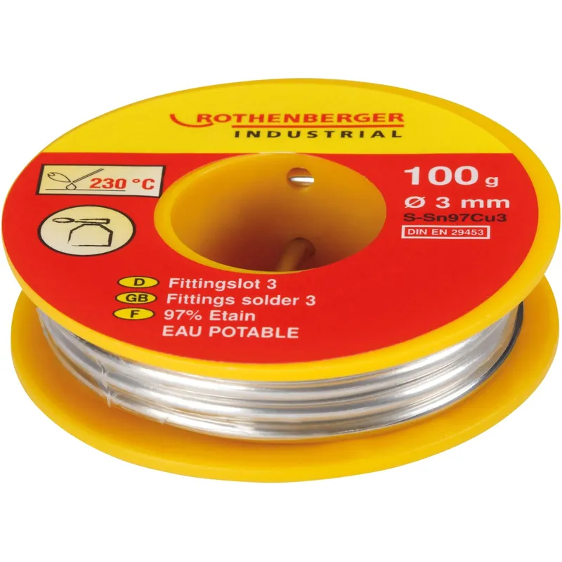 Bestel Nu Lega per brasatura per raccordi Rothenberger Ø 3 mm 100 g