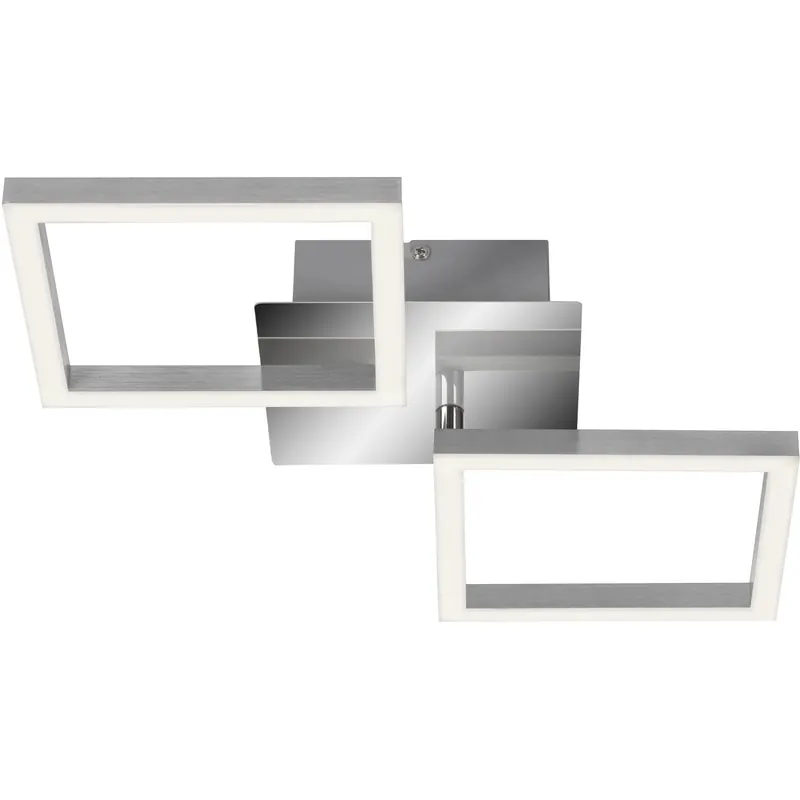 Premium Plafoniera LED Frames 1200 lm bianco caldo 47x23 cm cromato