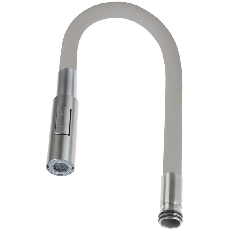 Favoriet Beccuccio rubinetto cucina silicone ABS 2 funzioni Matanzas 485 mm grigio