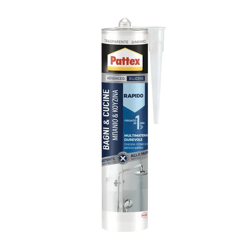 Uitverkoop PATTEX Bagni&Cucine Rapido Trasparente 300ml
