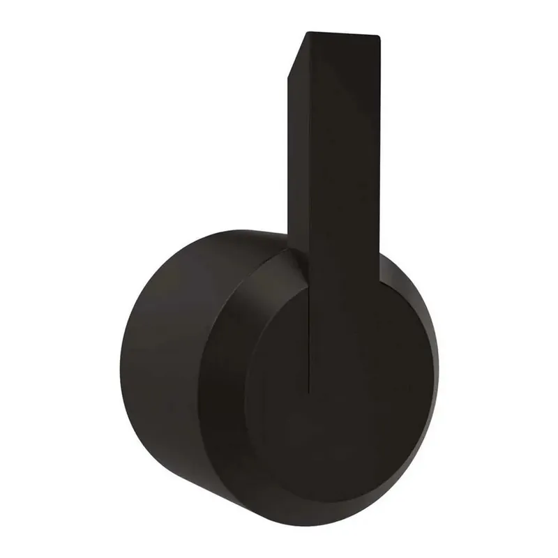 Speciale Aanbieding Gancio singolo acciaio 304 Studio Design Rodas 59 mm nero opaco