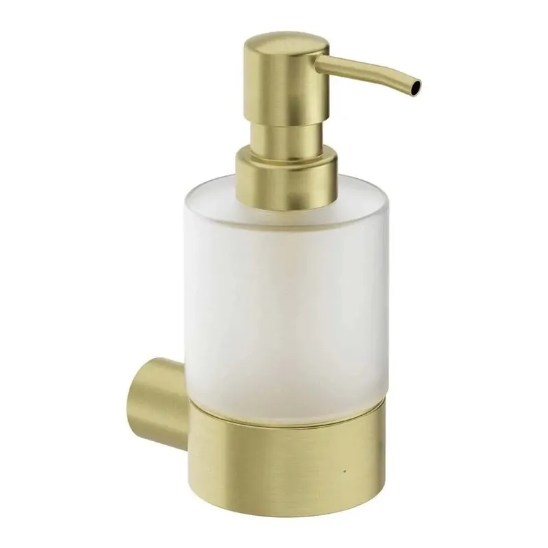 Dispenser sapone parete vetro ABS acciaio 0,2 l Limonar 159 mm oro spazzolato Must-Have