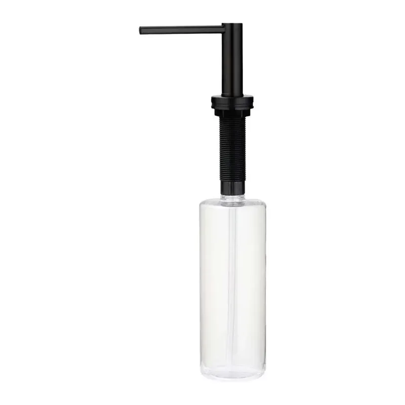 Dispenser detersivo acciaio inox 0,5 l Idrostile 330 mm nero opaco resistente Populair