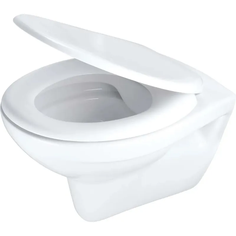 WC sospeso con sedile senza bordo 37,5x35,5 cm bianco Snelle Levering