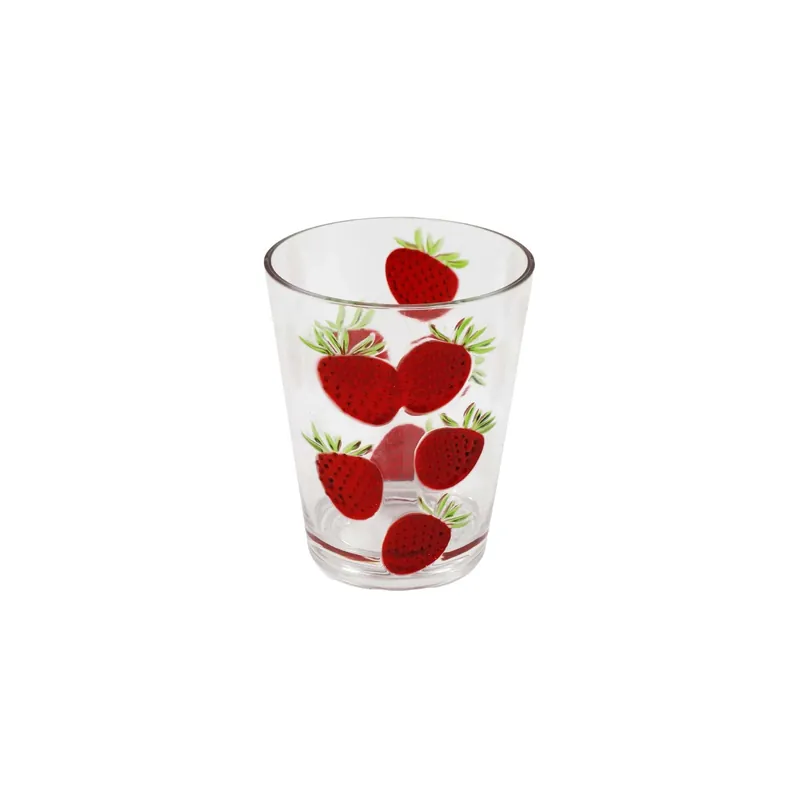 Op = Op Bicchiere di plastica con fragole summer tumbler 400 ml