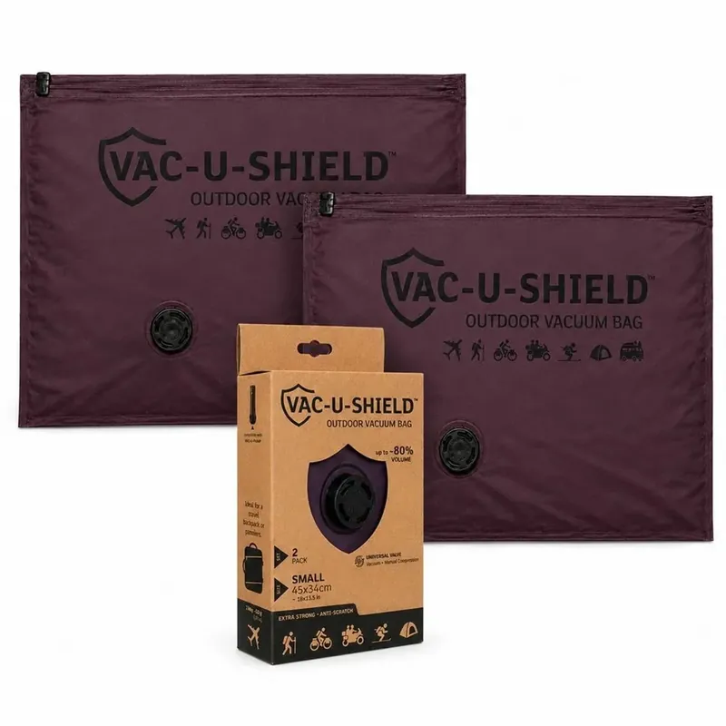 Tijdelijk Beschikbaar Set 2 sacchetti sottovuoto Small 45x34 cm in tessuto antigraffio