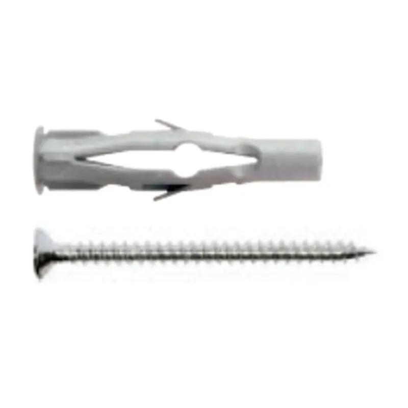 Tassello Nylon Mattone Forato GBU NYLON 8x50 con Vite 4,5x60 50 pz Beste Prijs