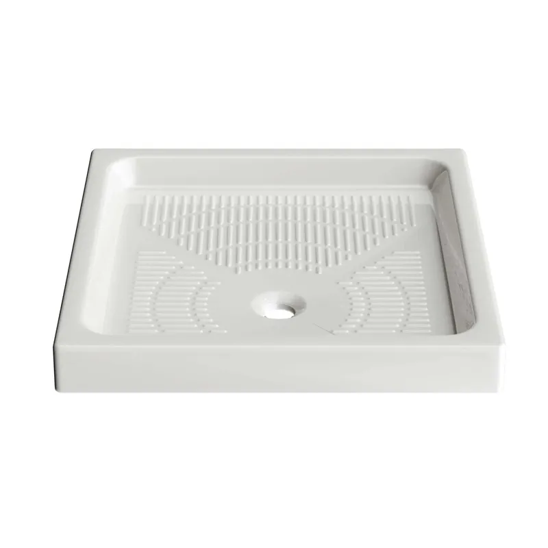 Piatto doccia quadrato in ceramica Polo 80x80 cm bianco Beste Prijs