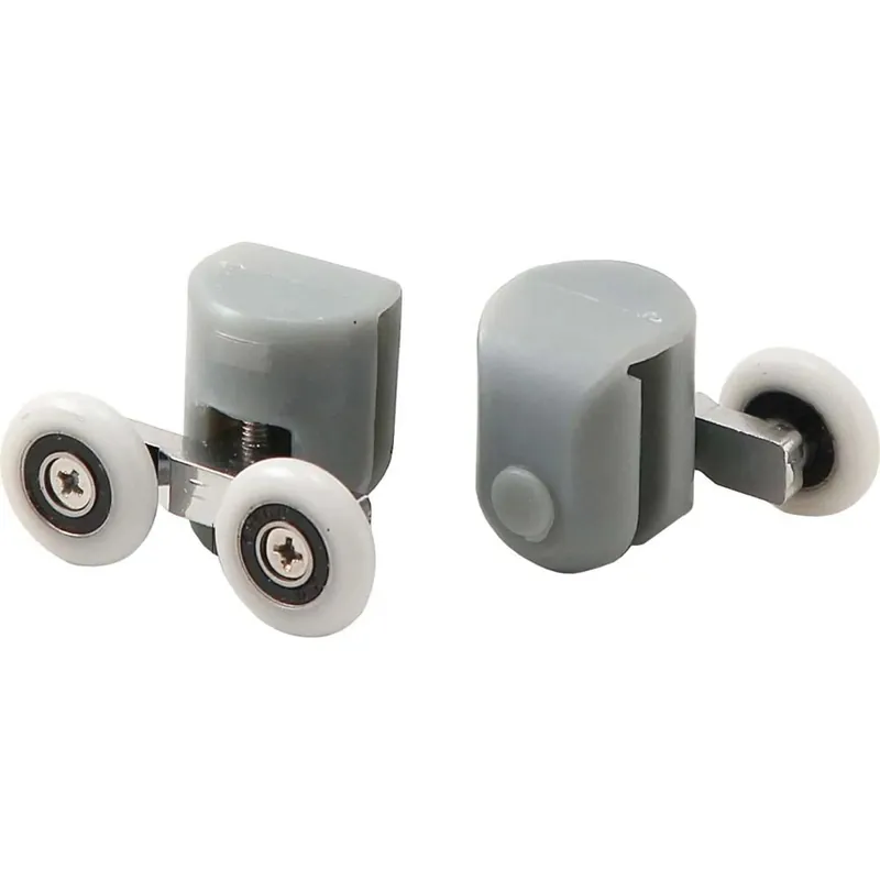 Must-Have Rulli superiori doppi box doccia vetro 5 mm Idrostile ø25 mm grigio