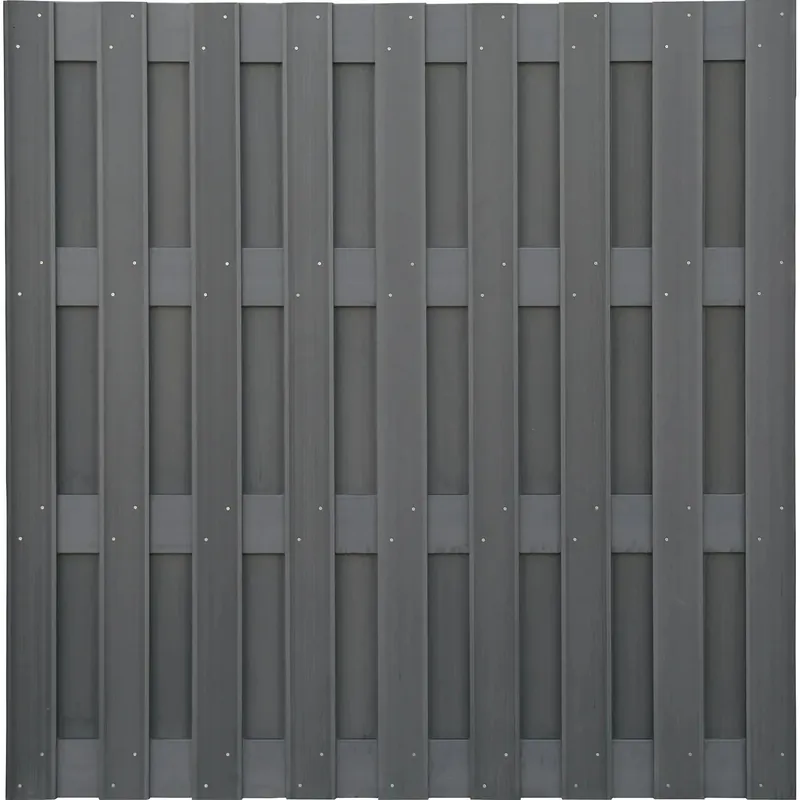 Pannello frangivista in WPC 180x180 cm antracite Gratis Retour