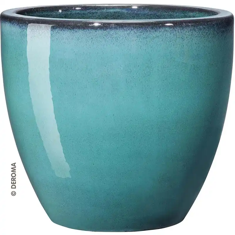 Veilige Betaling Vaso in terracotta smaltata Azulejos Deroma Ø 23 cm