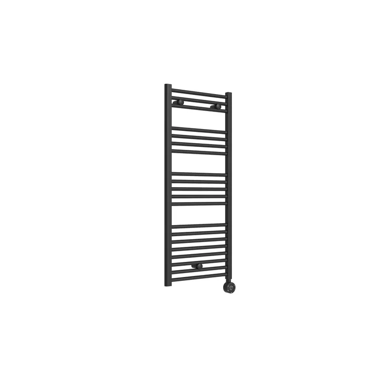 Favoriet Termoarredo elettrico in acciaio nero opaco Bormio L 50 x H 120 cm