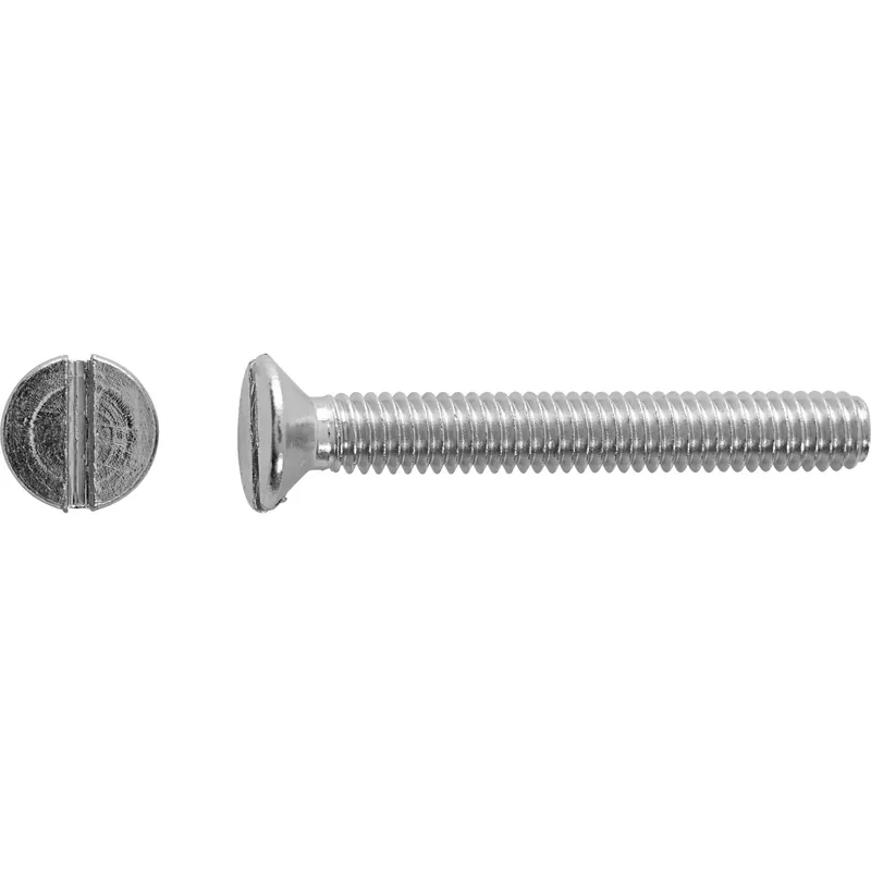 Favoriet LUX-TOOLS Vite filettata LUX-TOOLS testa svasata piana a taglio M5x50 mm zincata