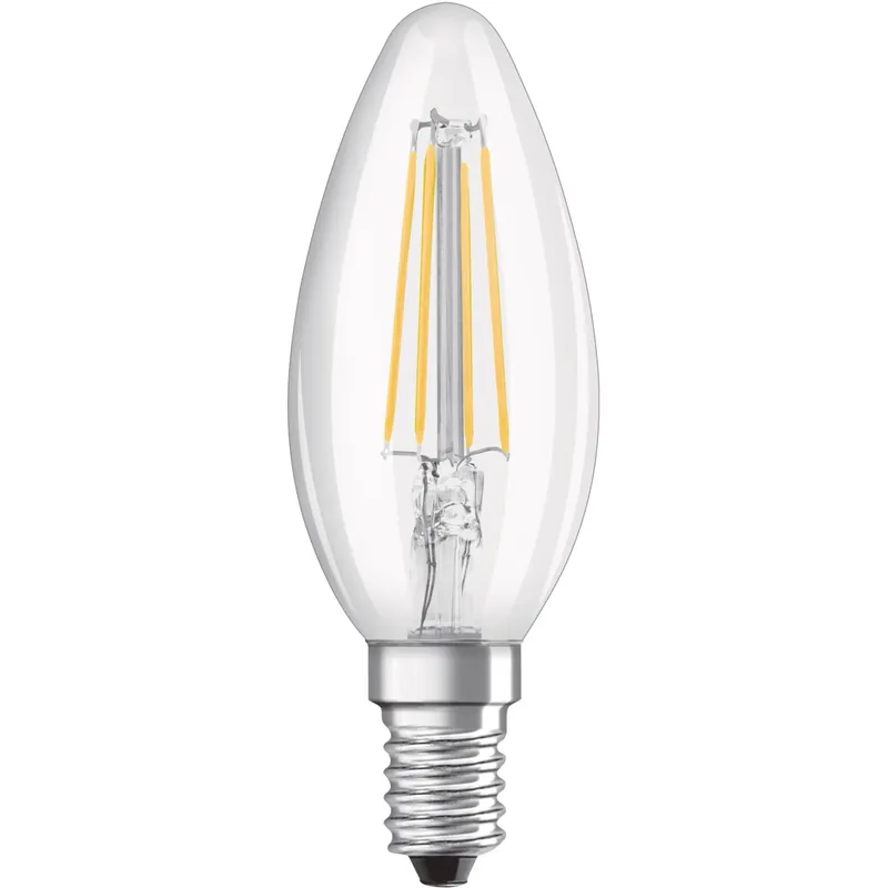 Premium Lampadine LED E14 tutto vetro Osram naturale freddo 3 pz