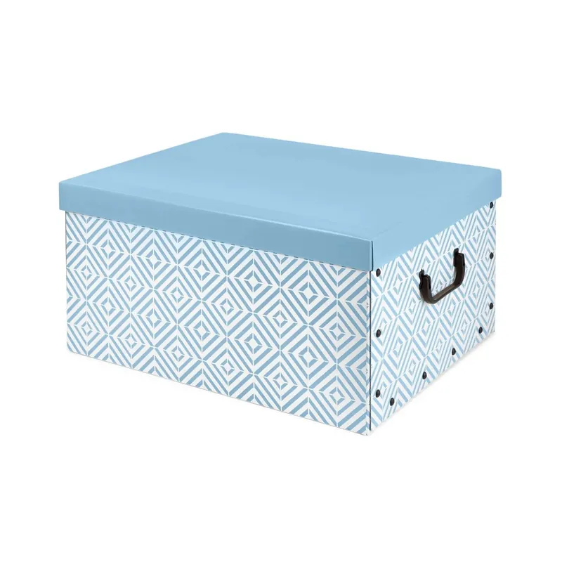 Baulotto in cartone Color blu 50x40x25 cm Rechtstreeks Van De Fabrikant